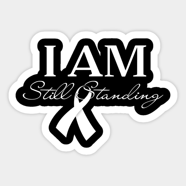 I'M STILL STANDING RIBBON ALZHEIMER AWARENESS Gift Sticker by thuylinh8